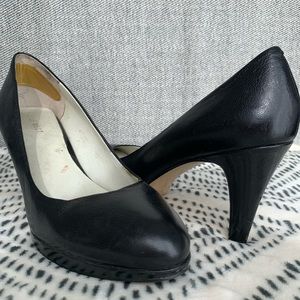 Nine West Selene Women’s Leather Platform Heels